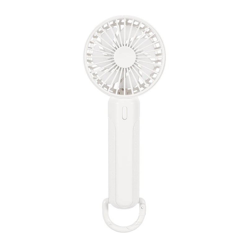 Bluejw New Portable Rechargeable Mini Hand Fan with USB Flashlight - LED Handheld Fan & Flashlight Combo for Outdoor Use - Image 1